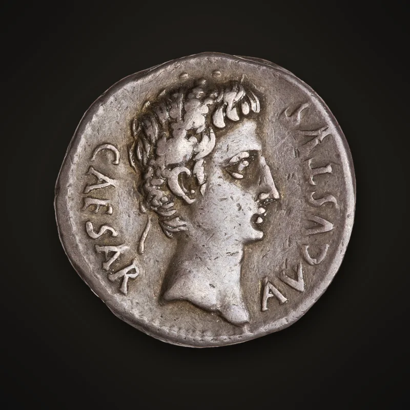 Denier en argent de l’empereur Auguste